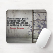 Andrew Carnegie Inspirerend Quote "Push up"
