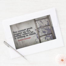 Andrew Carnegie Inspirerend Quote "Push up"