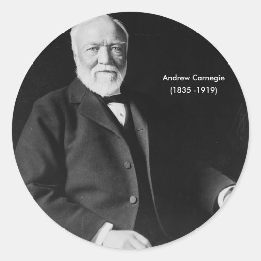 Andrew Carnegie Sticker (Voorkant)