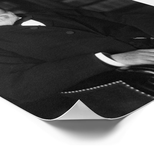 Andrew Carnegie woonde in een bibliotheek Poster (Hoek)