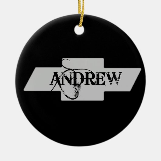 Andrew Chevy Versiering Keramisch Ornament (Voorkant)