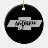 Andrew Chevy Versiering Keramisch Ornament (Achterkant)