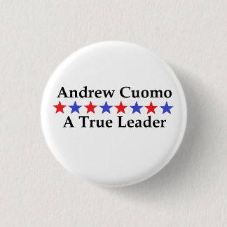 Andrew Cuomo A True Leader Ronde Button 3,2 Cm