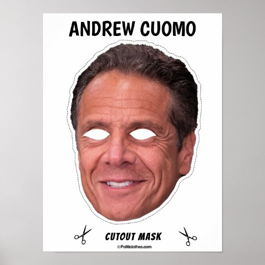 ANDREW CUOMO Halloween Masker Poster (Voorkant)
