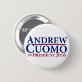 Andrew Cuomo voor de Button President 2016 (Voorkant /achterkant)
