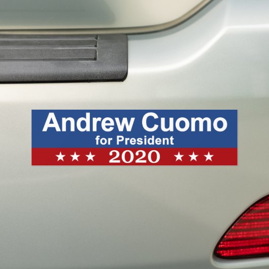 Andrew Cuomo voor President Bumpersticker (Op auto)