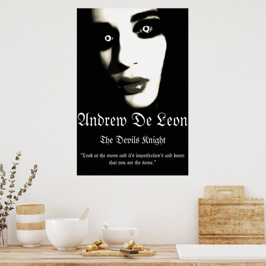Andrew De Leon - Officieel Devils Knight Poster (Keuken)