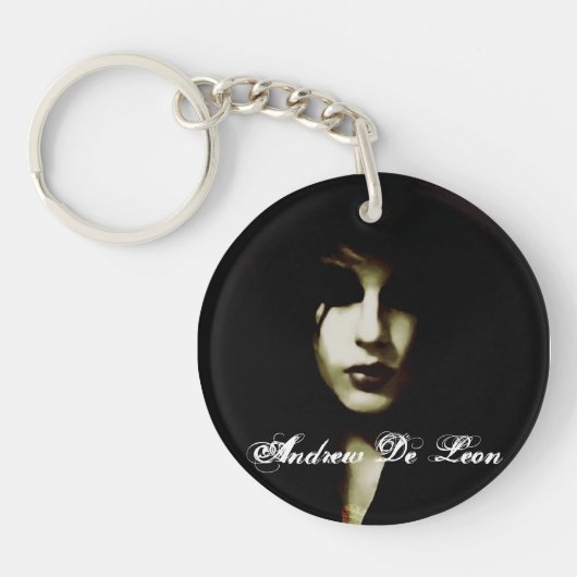 Andrew De Leon - Officieel stempel Sleutelhanger (Voorkant)