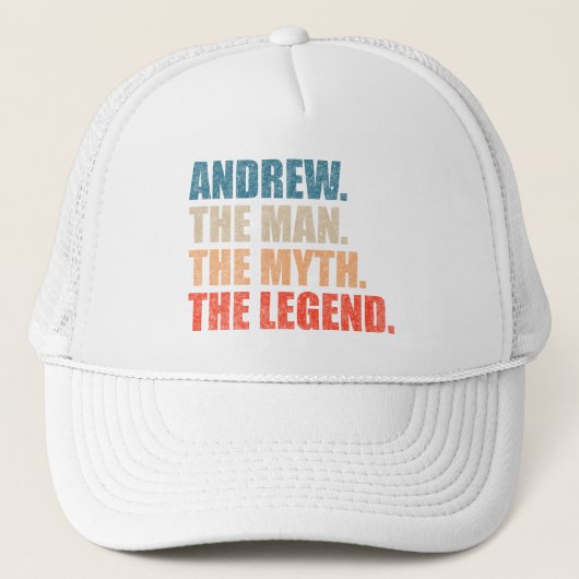 Andrew De Man De Mythe De Legende Trucker Pet (Voorkant)