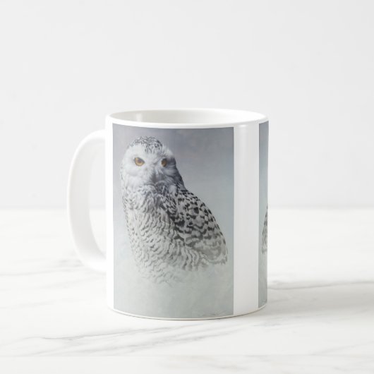Andrew Denman Snowy Owl Mok (Voorkant links)