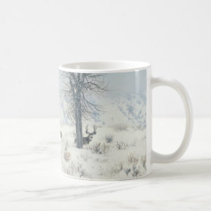 Andrew Denman Winter Landschap met de Mok van Deer