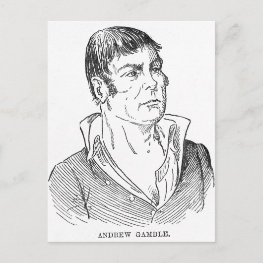 Andrew Gamble Briefkaart (Voorkant)