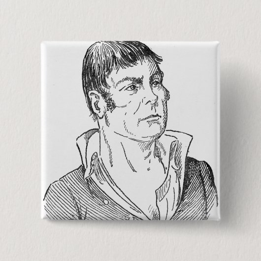 Andrew Gamble Vierkante Button 5,1 Cm (Voorkant)