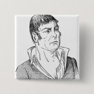 Andrew Gamble Vierkante Button 5,1 Cm