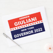 Andrew Giuliani New York Governor 2022 Rechthoekige Sticker (Envelop)
