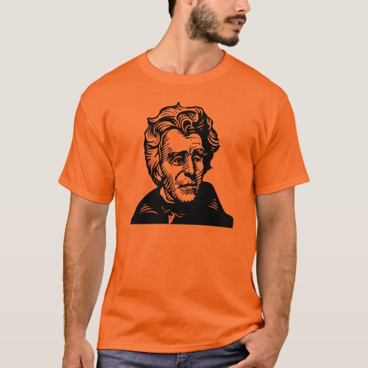 Andrew Jackson "7"-T-shirt T-shirt (Voorkant)