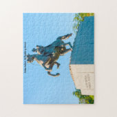 Andrew Jackson 7e President van Amerika. Legpuzzel (Verticaal)