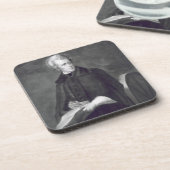 Andrew Jackson, 7e President van de Verenigde Stat Bier Onderzetter (Linkerzijde)