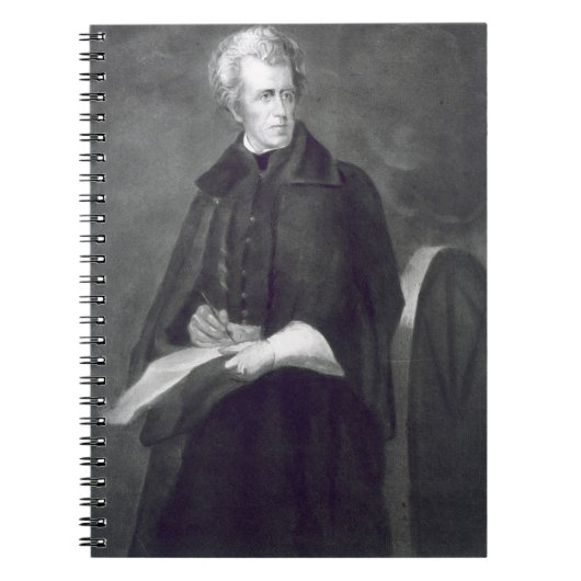 Andrew Jackson, 7e President van de Verenigde Stat Notitieboek (Voorkant)