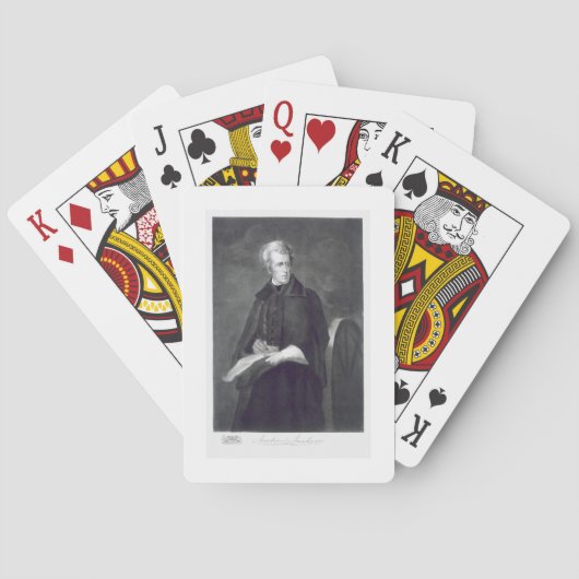 Andrew Jackson, 7e President van de Verenigde Stat Pokerkaarten (Achterkant)