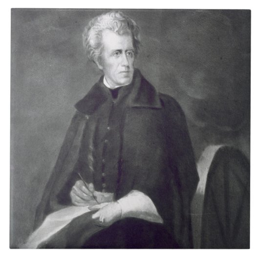 Andrew Jackson, 7e President van de Verenigde Stat Tegeltje (Voorkant)