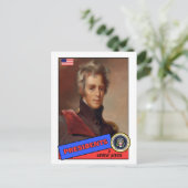Andrew Jackson Baseball Card Briefkaart (Staand voorkant)