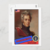 Andrew Jackson Baseball Card Briefkaart (Voorkant / Achterkant)