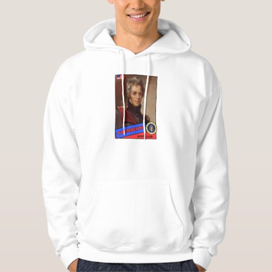 Andrew Jackson Baseball Card Hoodie (Voorkant)