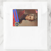 Andrew Jackson Baseball Card Rechthoekige Sticker (Tas)