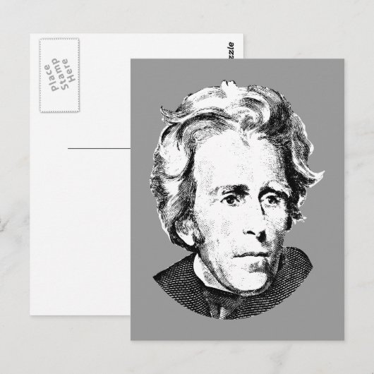 Andrew Jackson Briefkaart (Voorkant / Achterkant)