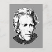 Andrew Jackson Briefkaart (Voorkant)