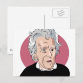 Andrew Jackson Briefkaart (Voorkant / Achterkant)