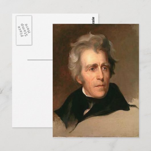 Andrew Jackson Briefkaart (Voorkant / Achterkant)
