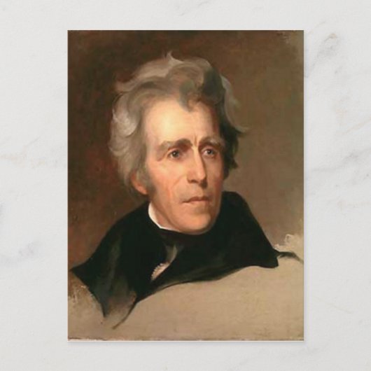 Andrew Jackson Briefkaart (Voorkant)