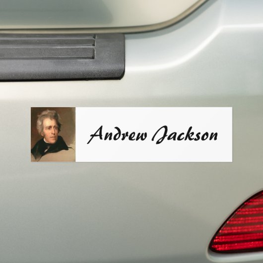 Andrew Jackson Bumpersticker (Op auto)