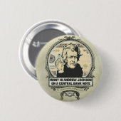 Andrew Jackson Central Bank Button (Voorkant /achterkant)