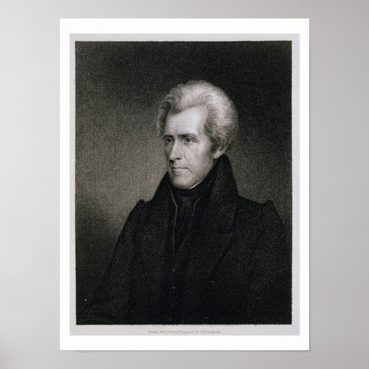 Andrew Jackson (graving) Poster (Voorkant)