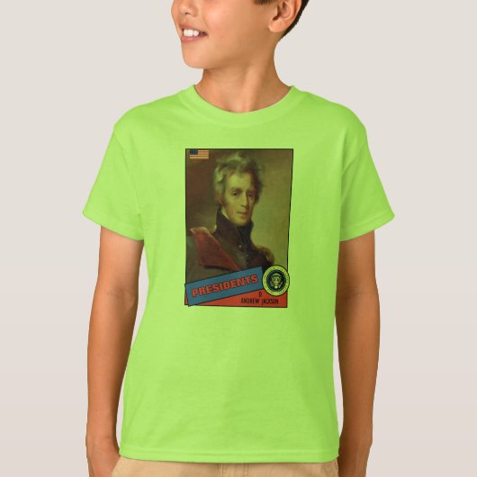 Andrew Jackson-honkbalkaart T-shirt (Voorkant)