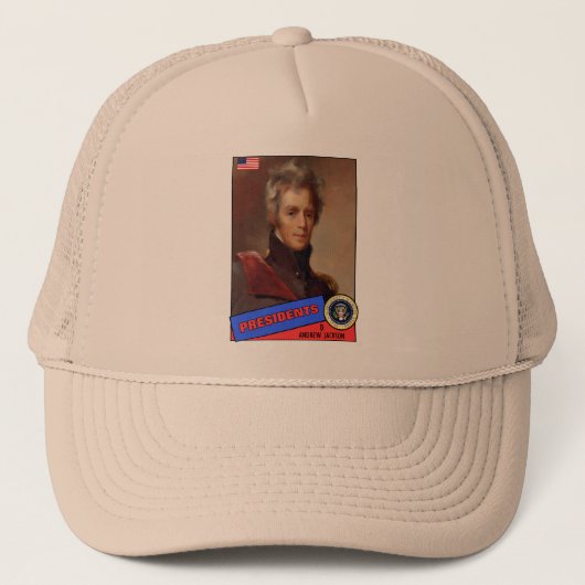 Andrew Jackson-honkbalkaart Trucker Pet (Voorkant)