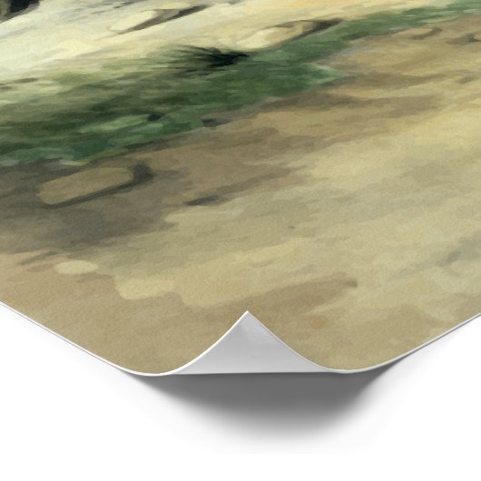 Andrew Jackson in de strijd om New Orleans Poster (Hoek)