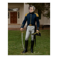 Andrew Jackson in uniform bij de Hermitage
