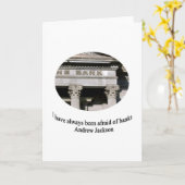 Andrew Jackson met citaat Kaart (Gele Bloem)