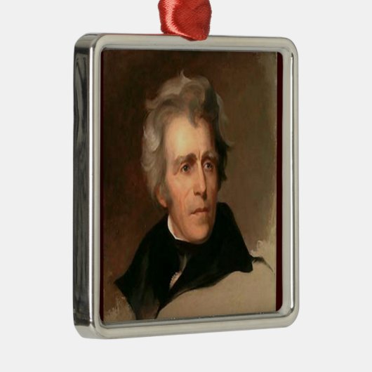 Andrew Jackson Metalen Ornament (Rechts)