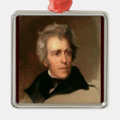 Andrew Jackson Metalen Ornament (Voorkant)