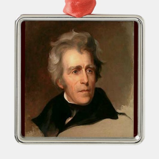 Andrew Jackson Metalen Ornament (Voorkant)