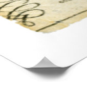 Andrew Jackson Ondertekende cheque van 14 juni 183 Poster (Hoek)