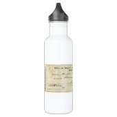 Andrew Jackson Ondertekende cheque van 14 juni 183 Waterfles (Links)