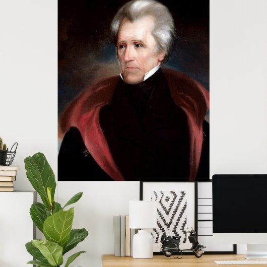 ANDREW JACKSON Painting by Ralph E. W. Earl Print (Thuiskantoor)