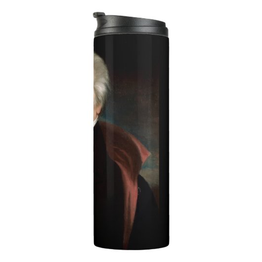 Andrew Jackson Portrait Thermosbeker (Geroteerd rechts)