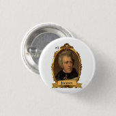 Andrew Jackson President #7 Button (Voorkant /achterkant)